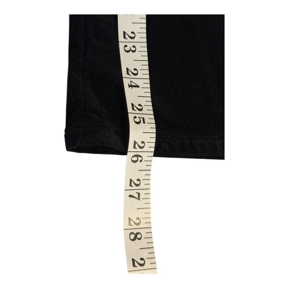 AG Adriano Goldschmied The Etta High Waist Wide Leg Crop Pants Black Size 4 (26)